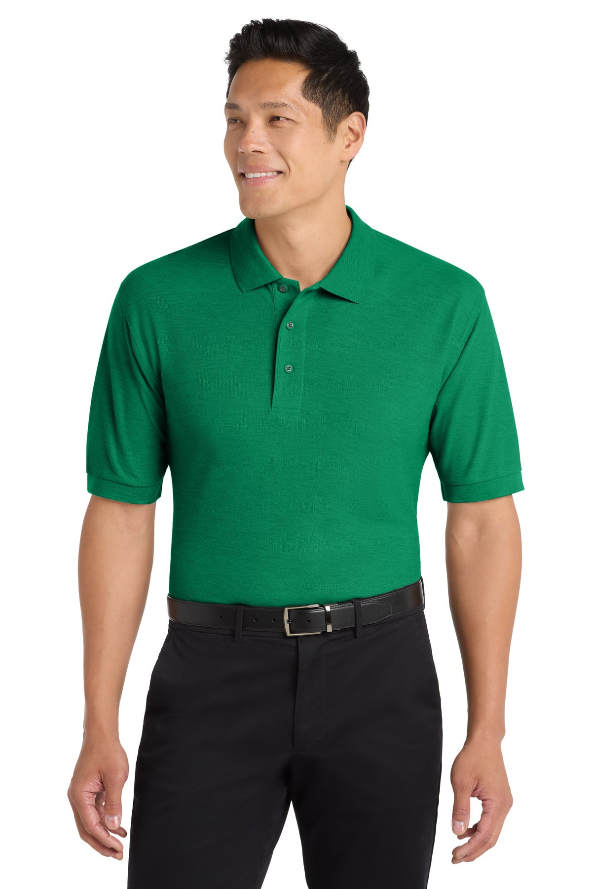 Port Authority Silk Touch Polo K500 in Kelly Green