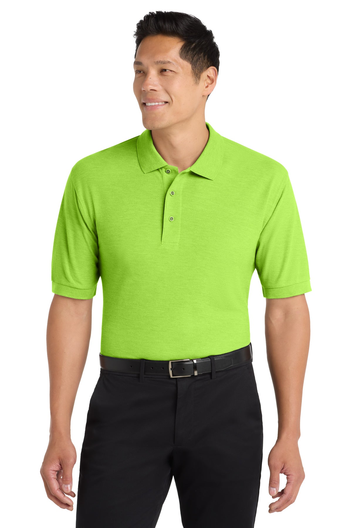 Port Authority Silk Touch Polo K500 in Lime