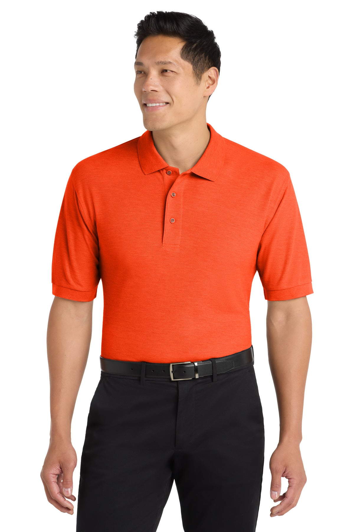 Port Authority Silk Touch Polo K500 in Orange