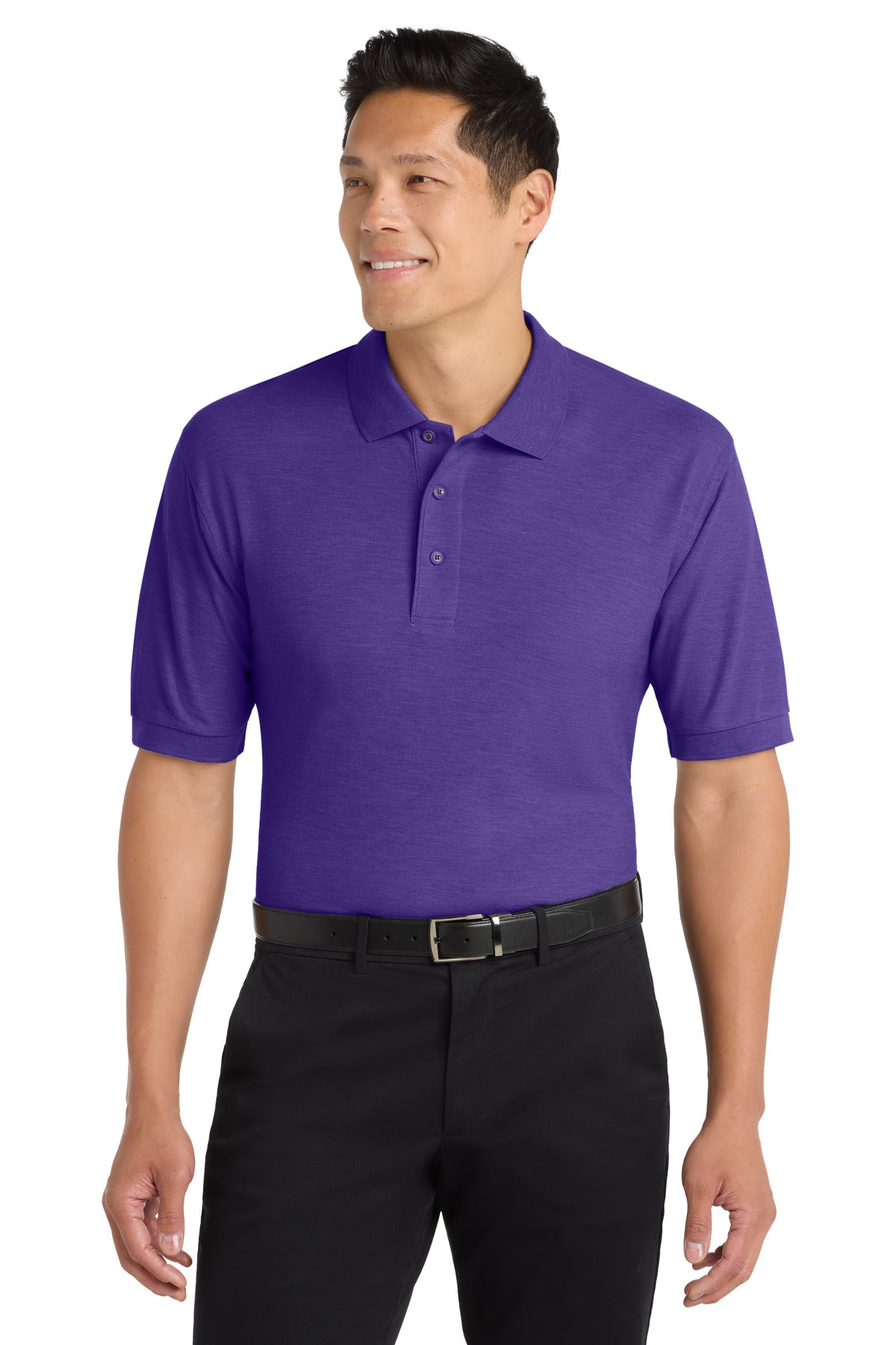 Port Authority Silk Touch Polo K500 in Purple