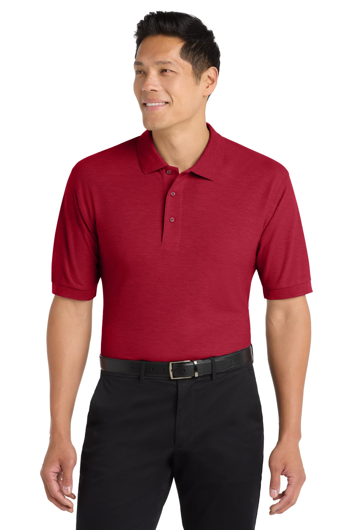Port Authority Silk Touch Polo K500 in Red