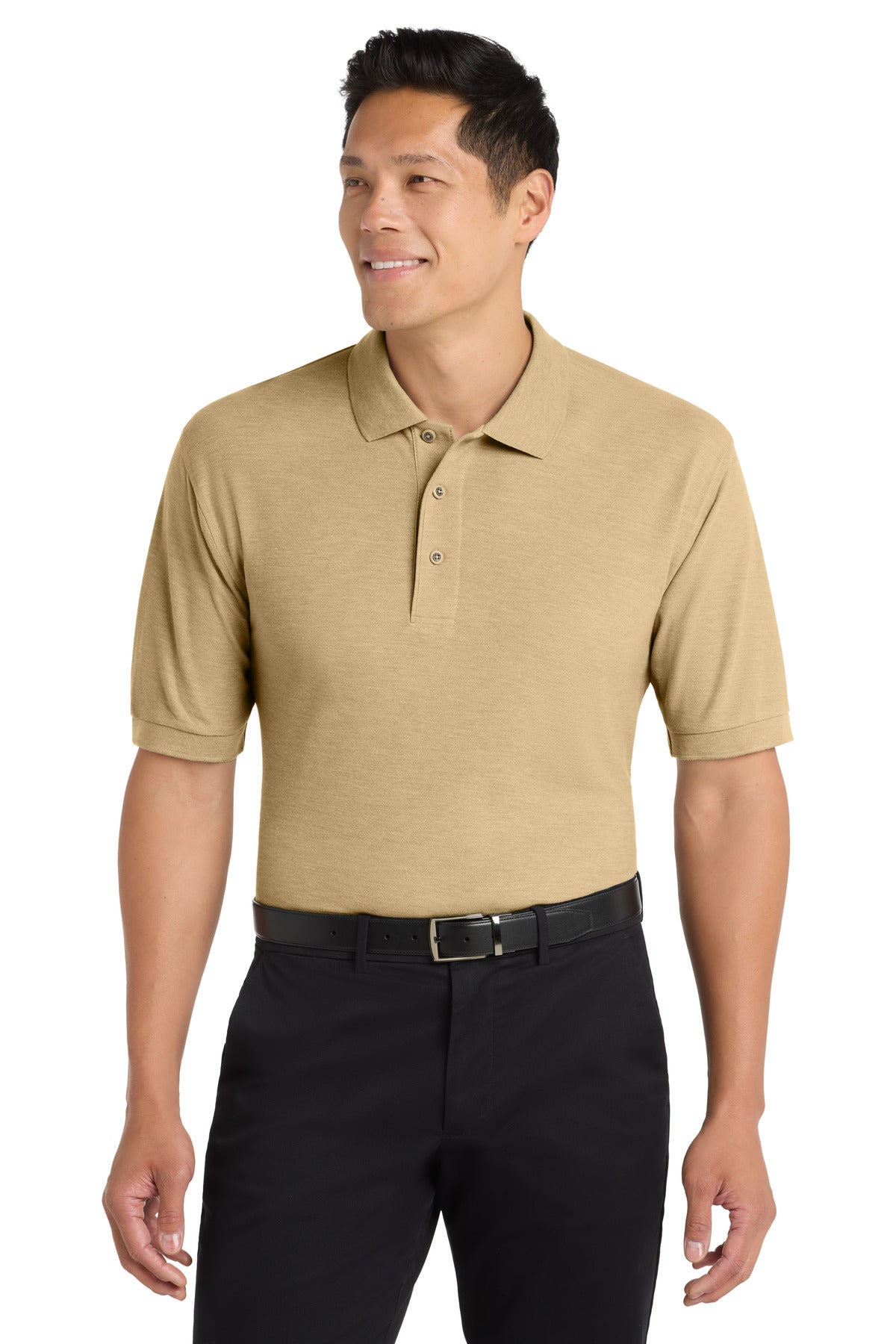 Port Authority Silk Touch Polo K500 in Stone
