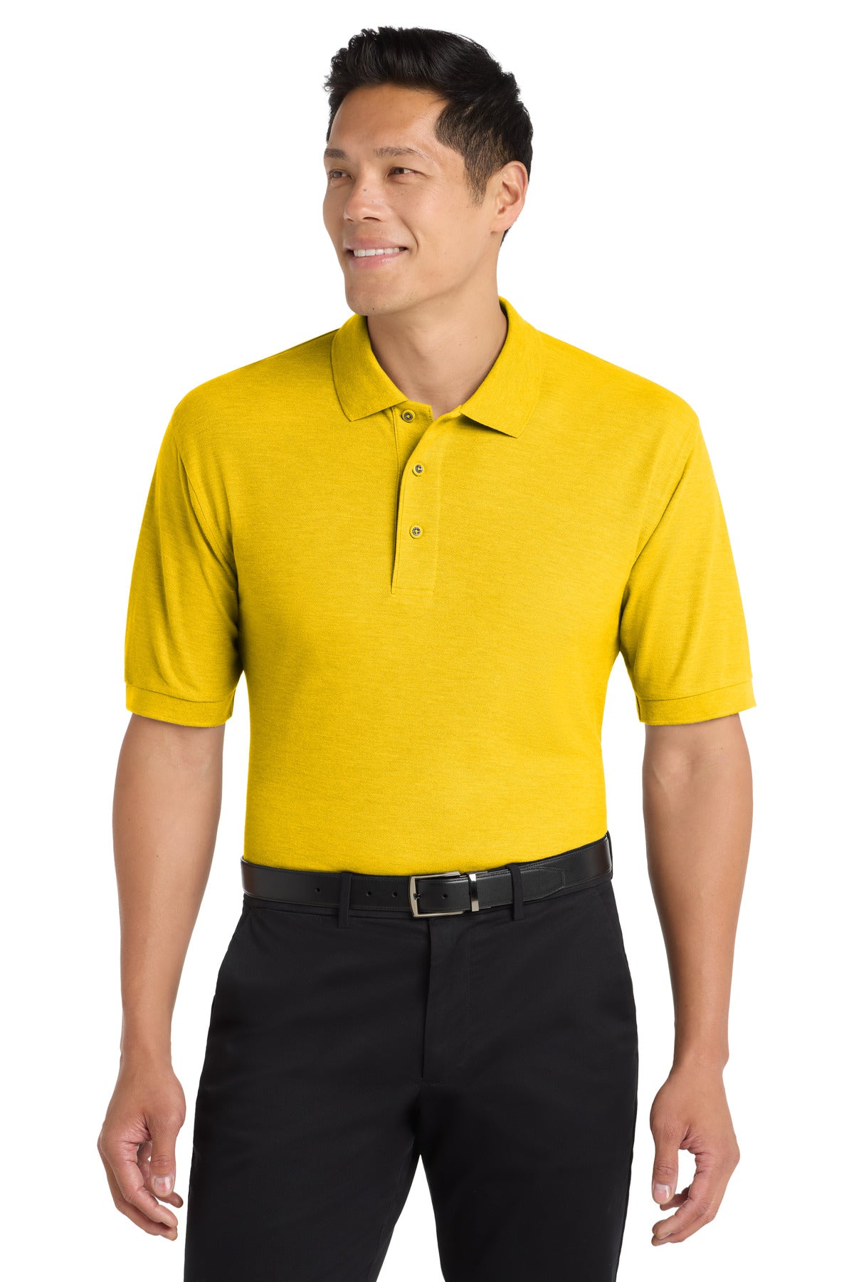 Port Authority Silk Touch Polo K500 in Sunflower Yellow