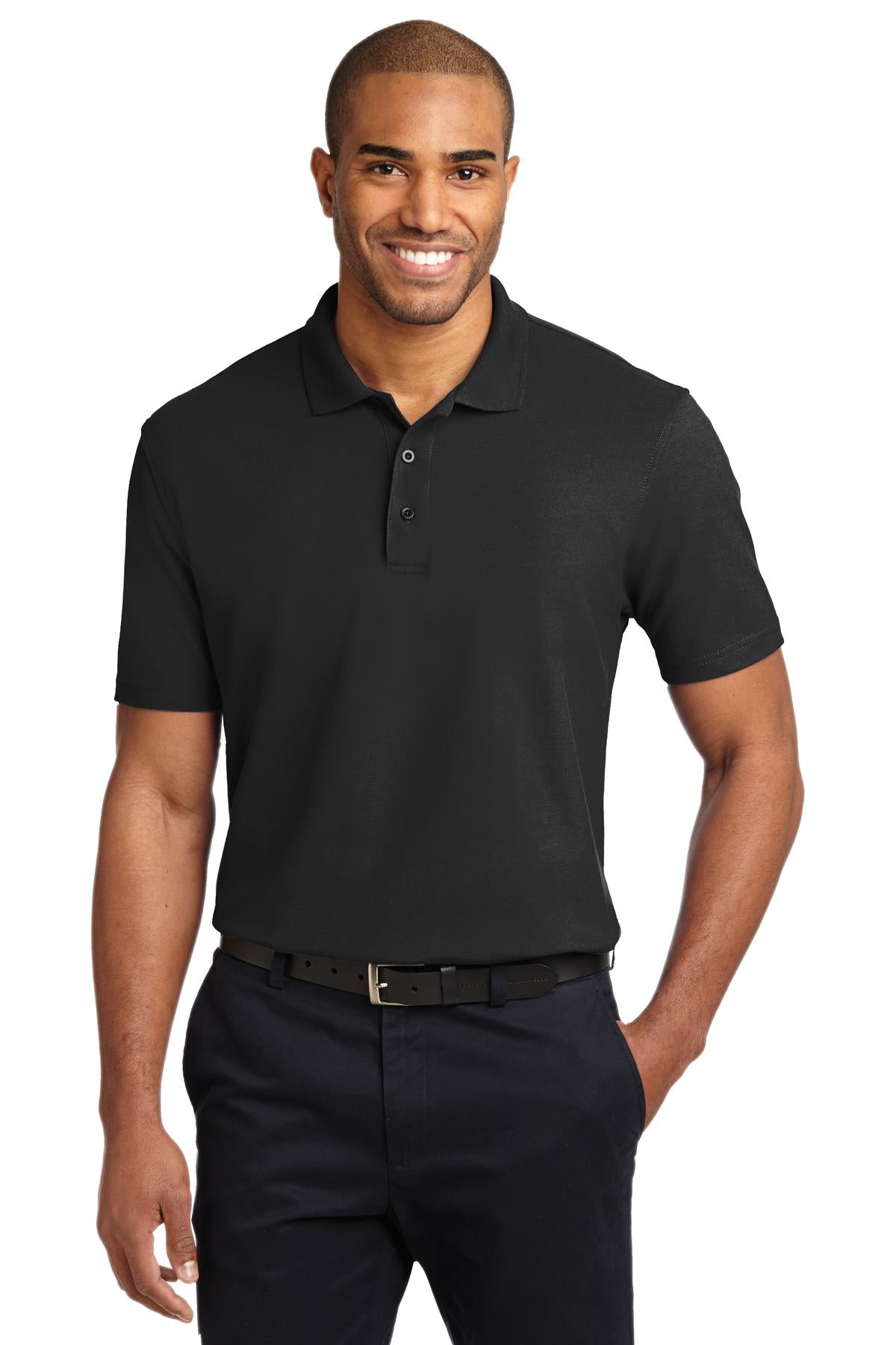 Port Authority Stain-Release Polo. K510 in Black
