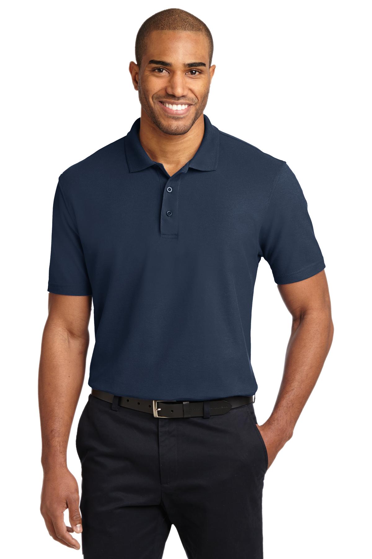 Port Authority Stain-Release Polo. K510 in Navy