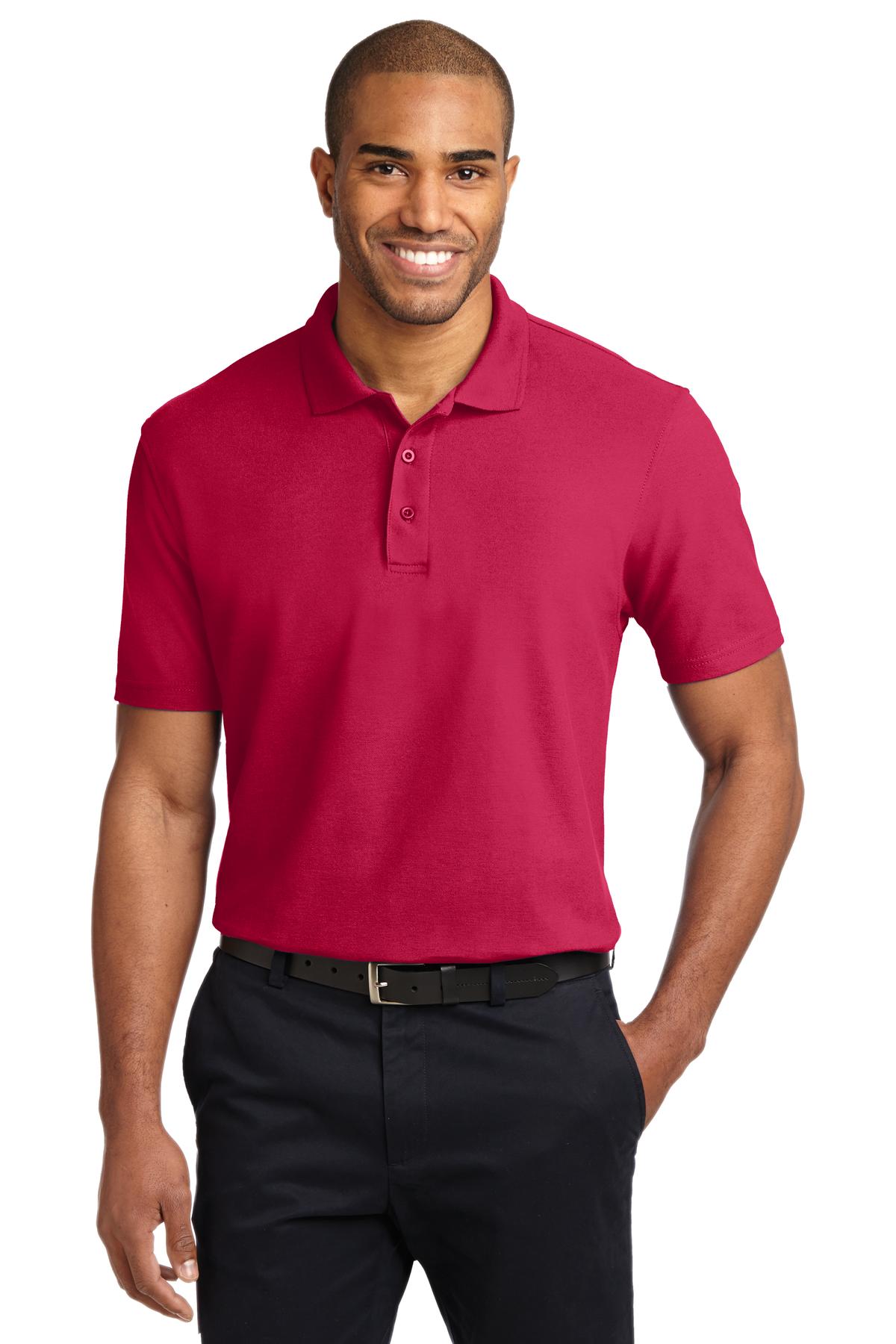 Port Authority Stain-Release Polo. K510 in Red