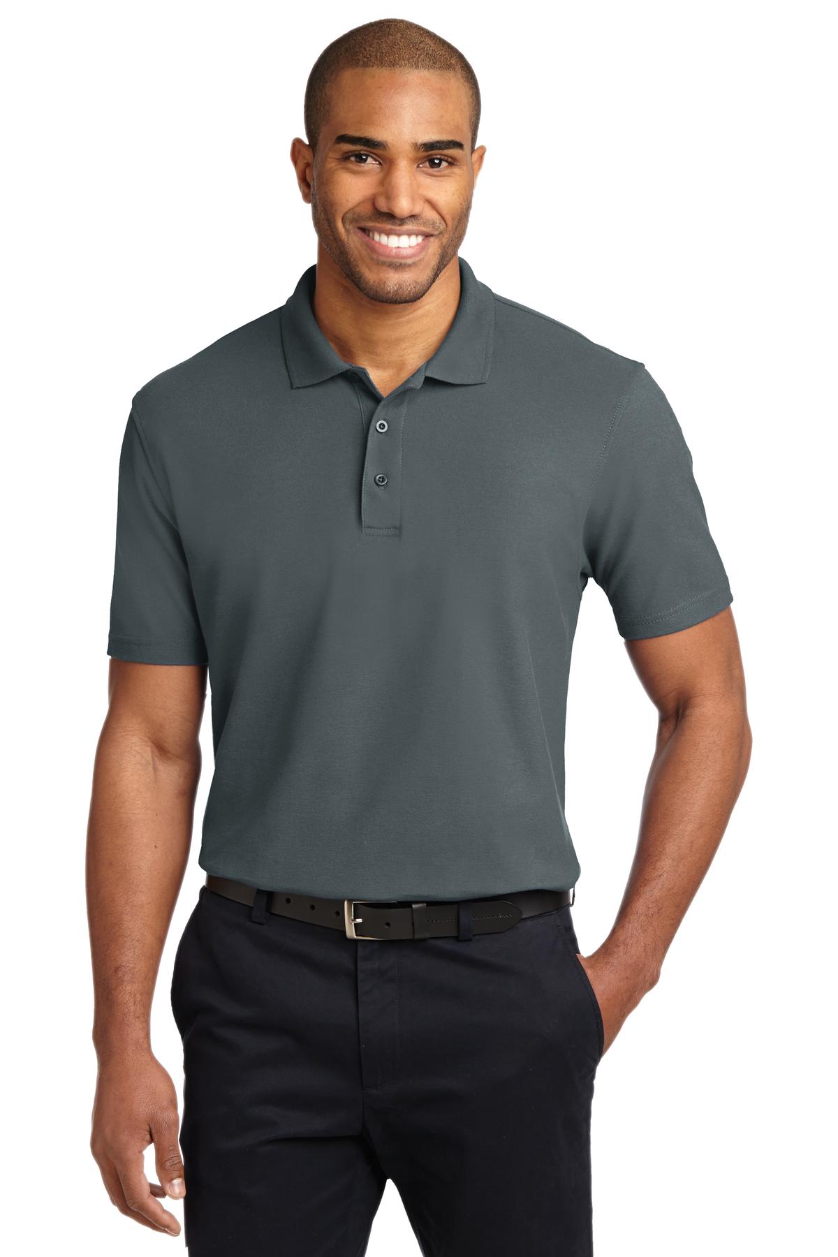 Port Authority Stain-Release Polo. K510 in Steel Grey