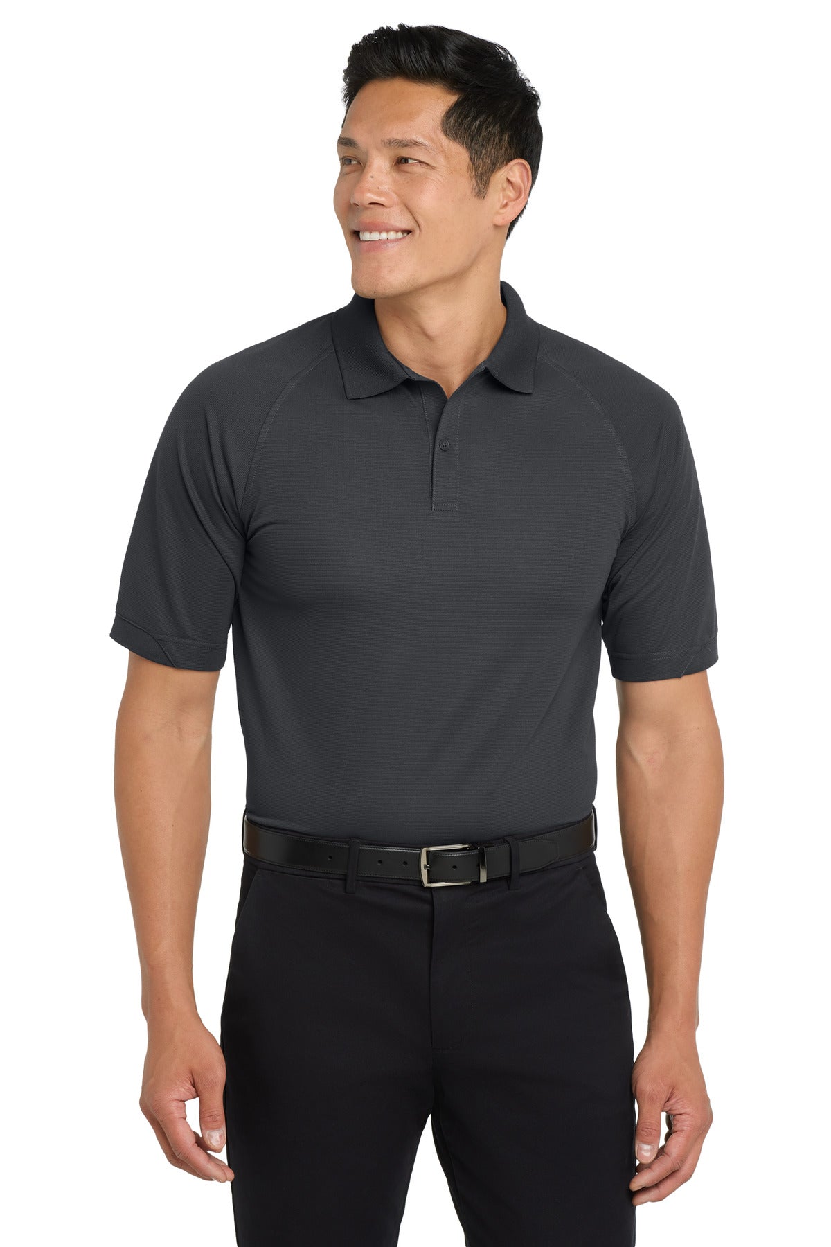 Port Authority Dry Zone Ottoman Polo.  K525 in Iron Grey