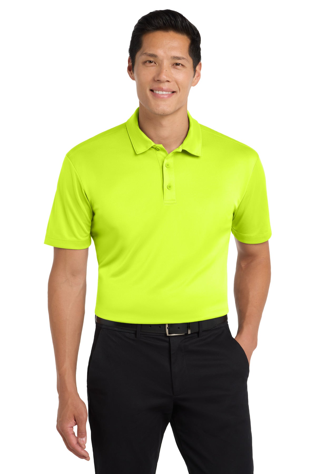 Port Authority Silk Touch Performance Polo. K540 in Neon Yellow