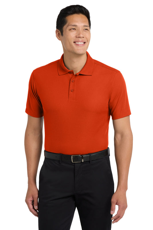 Port Authority Dry Zone Grid Polo. K572 in Autumn Orange