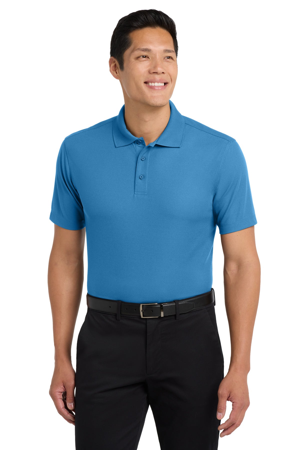 Port Authority Dry Zone Grid Polo. K572 in Celadon Blue
