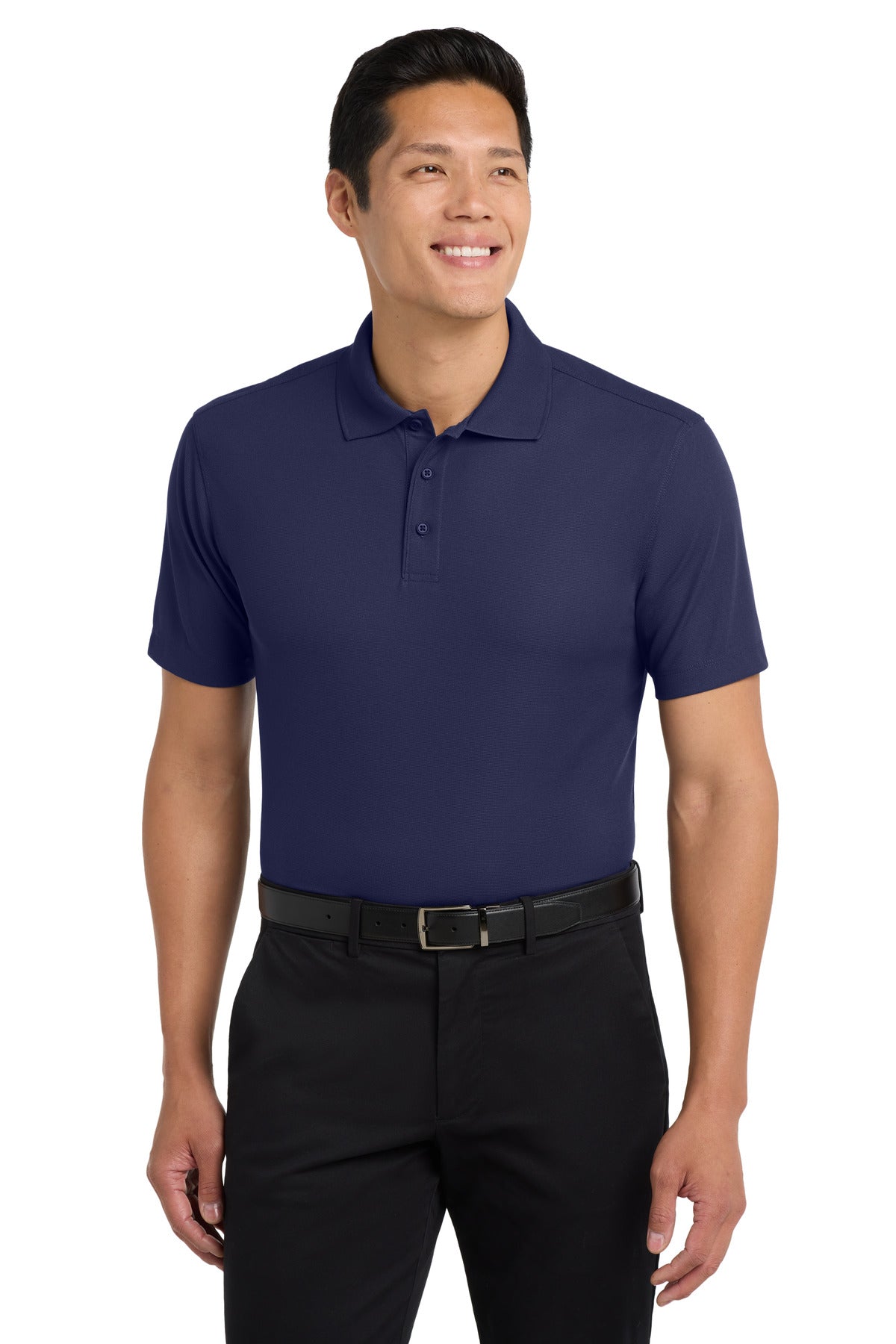 Port Authority Dry Zone Grid Polo. K572 in True Navy