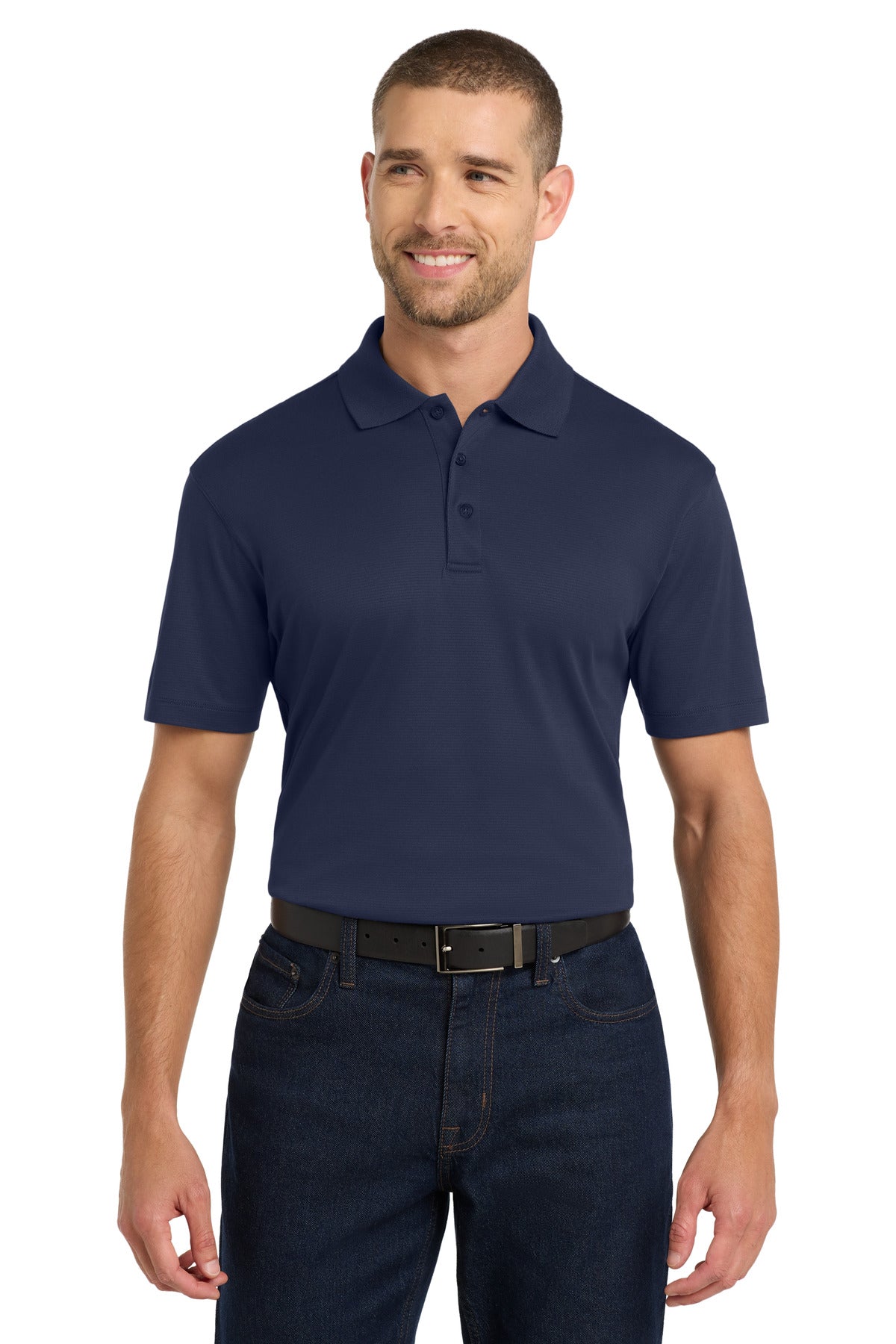 Port Authority Rapid Dry Mesh Polo. K573 in True Navy