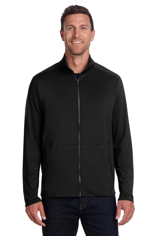 Port Authority Accord Stretch Fleece Full-Zip K595 in Black