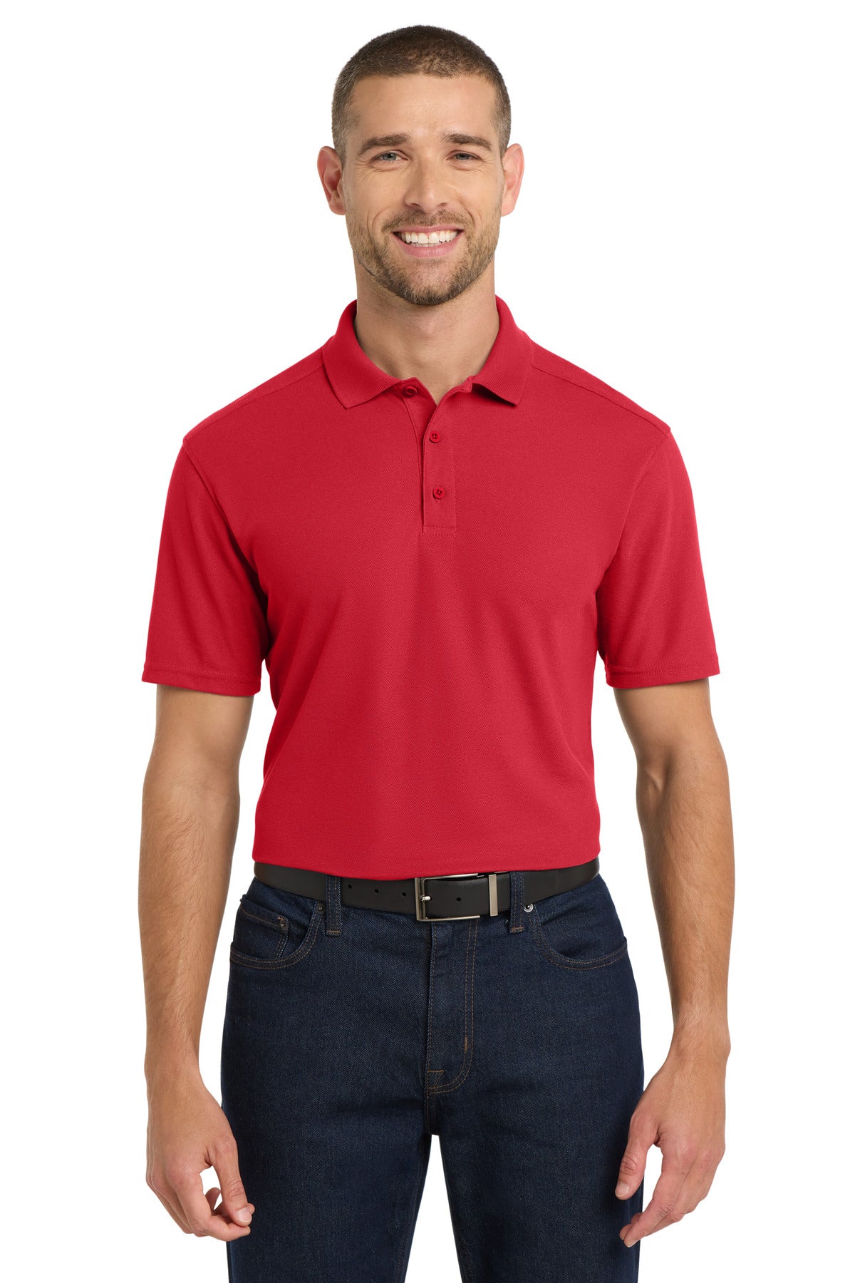 Port Authority  EZPerformance  Pique Polo. K600 in Apple Red