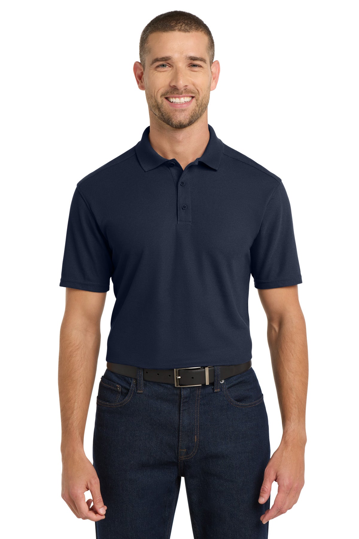 Port Authority  EZPerformance  Pique Polo. K600 in Navy