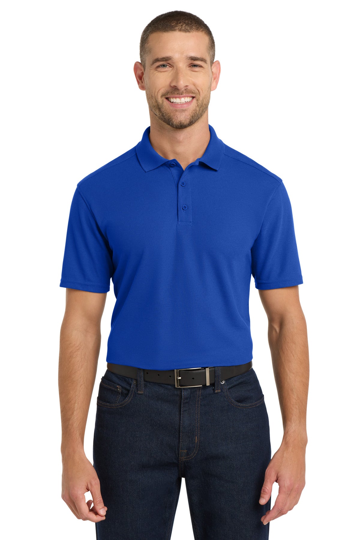 Port Authority  EZPerformance  Pique Polo. K600 in True Royal