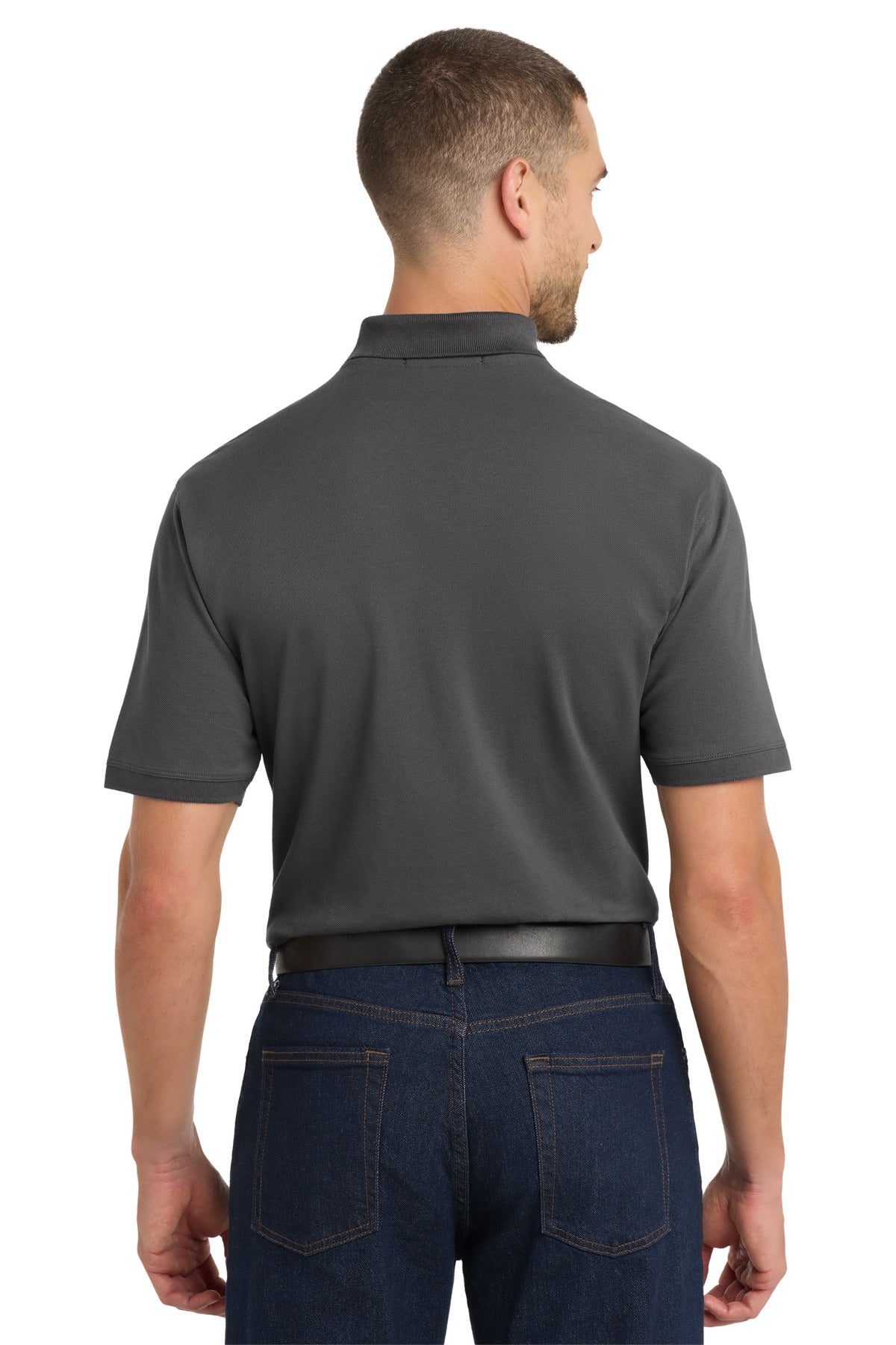 Port Authority EZCotton Polo. K8000 in Sterling Grey