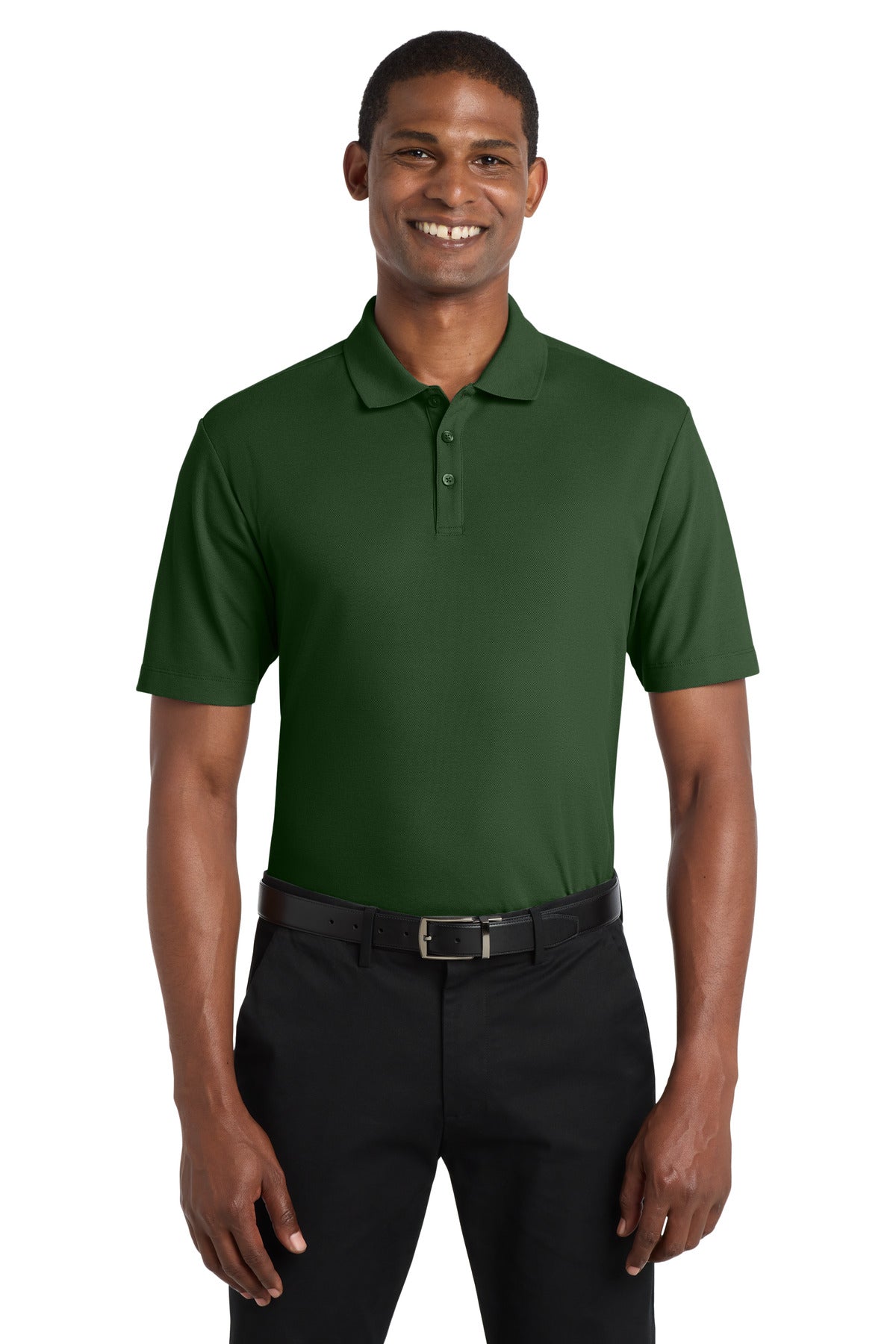 Port Authority  SuperPro React  Polo. K810 in Dark Green