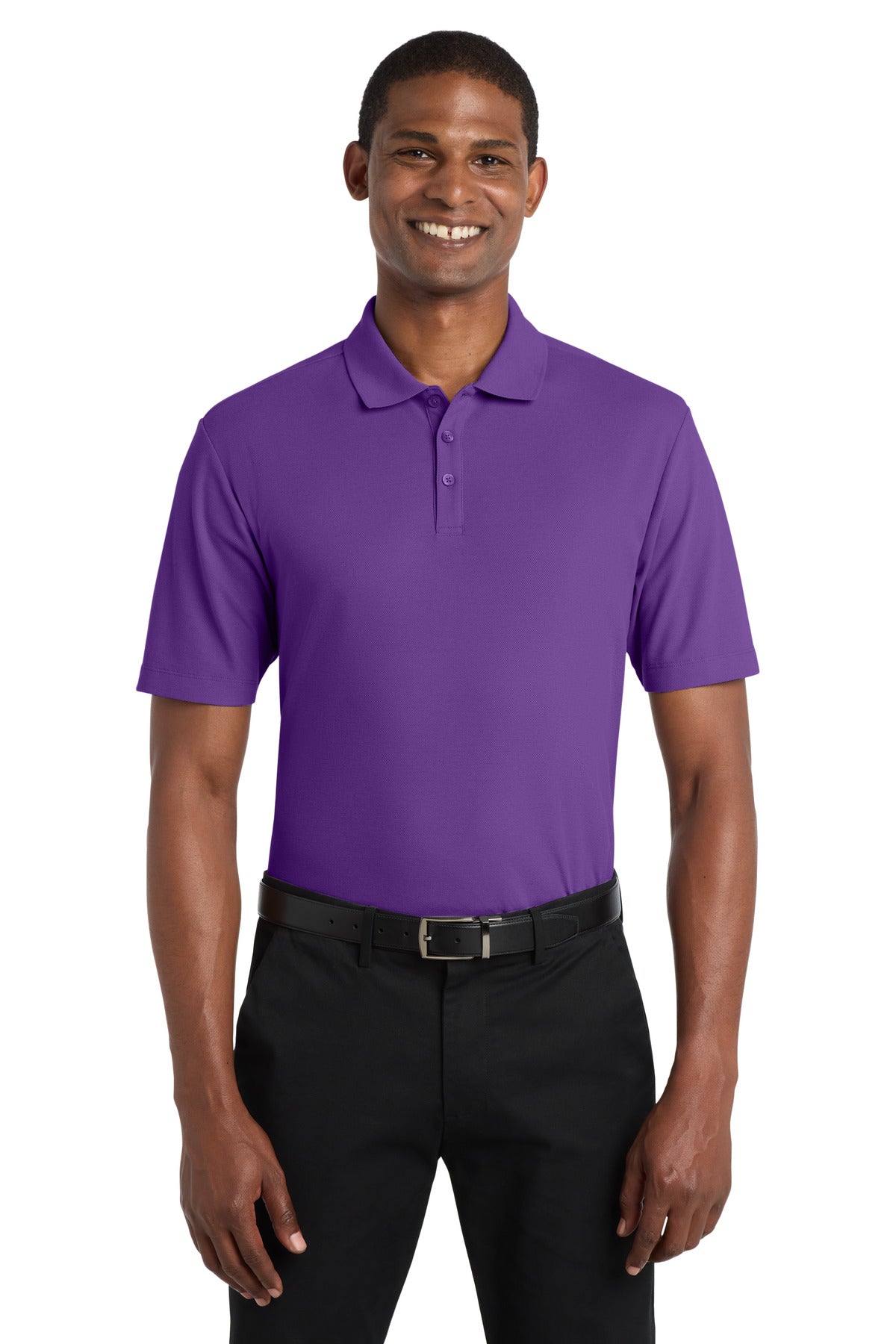 Port Authority  SuperPro React  Polo. K810 in Purple