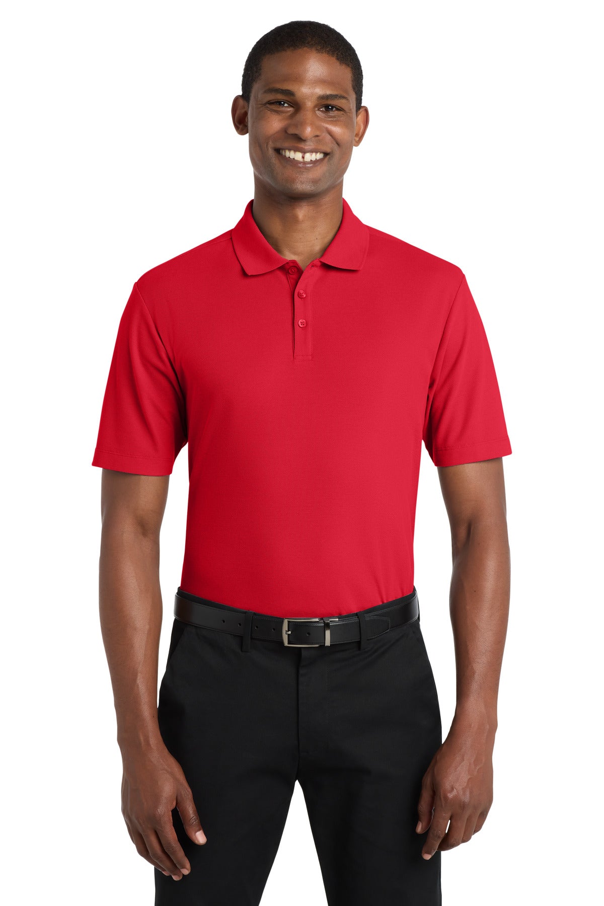 Port Authority  SuperPro React  Polo. K810 in Rich Red