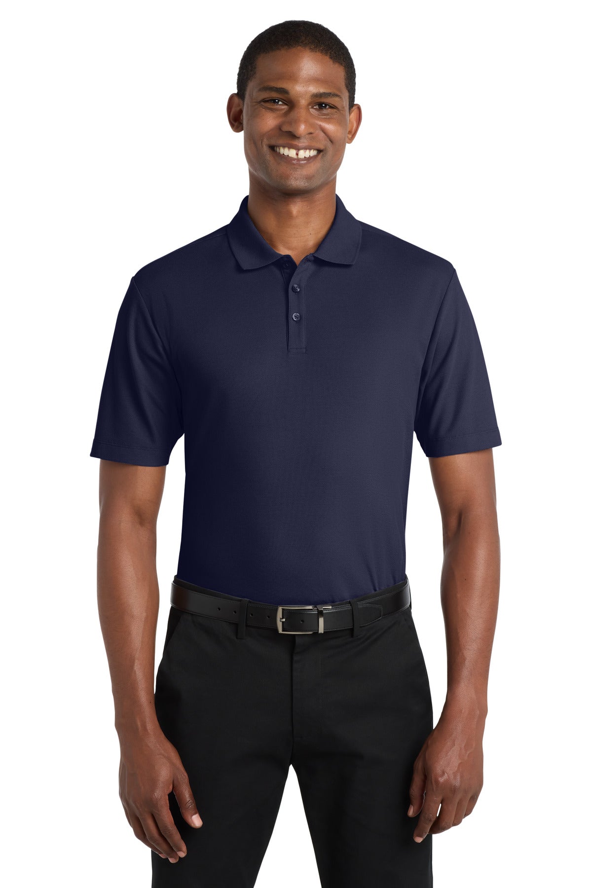 Port Authority  SuperPro React  Polo. K810 in True Navy
