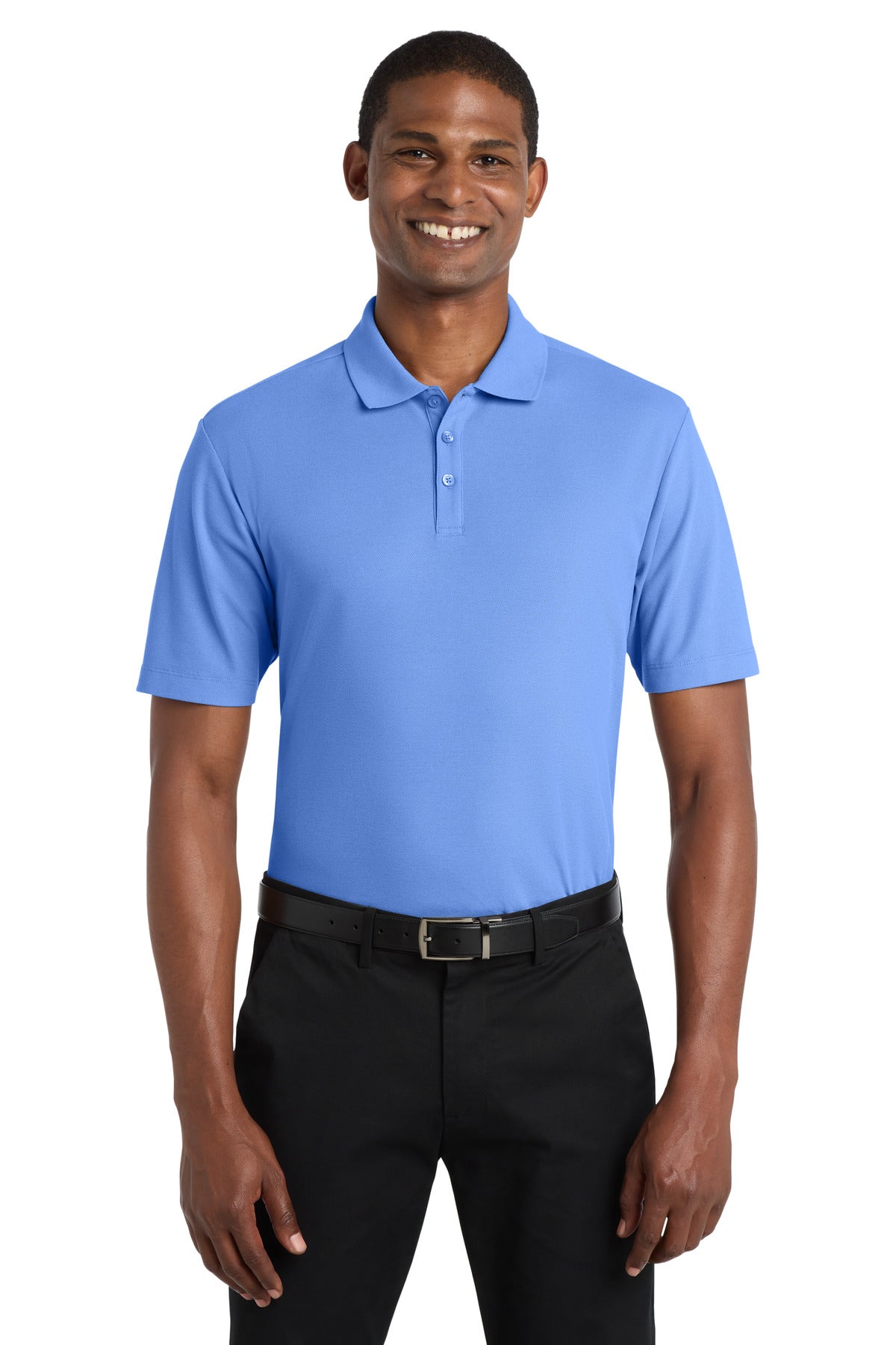 Port Authority  SuperPro React  Polo. K810 in Ultramarine Blue