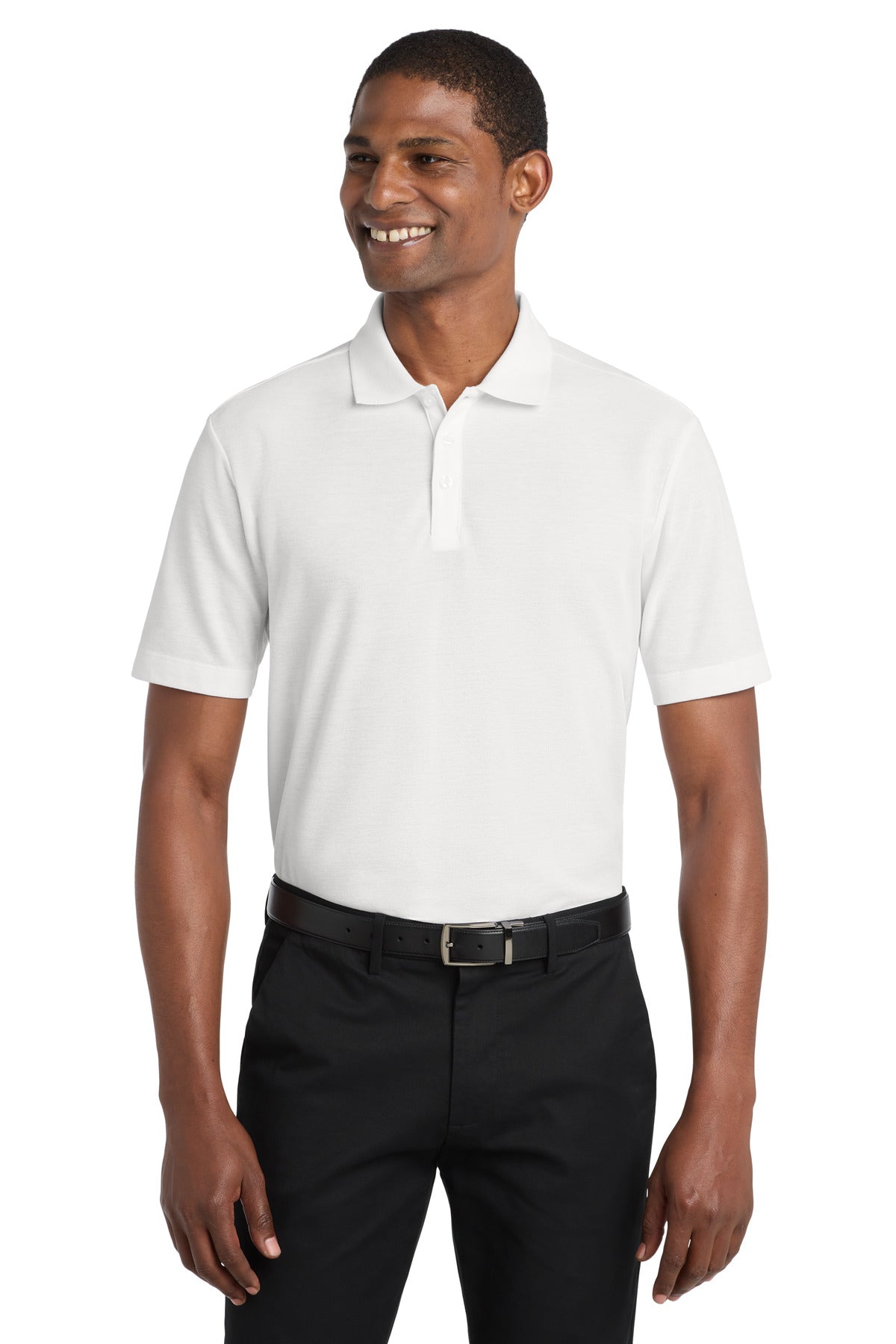Port Authority  SuperPro React  Polo. K810 in White