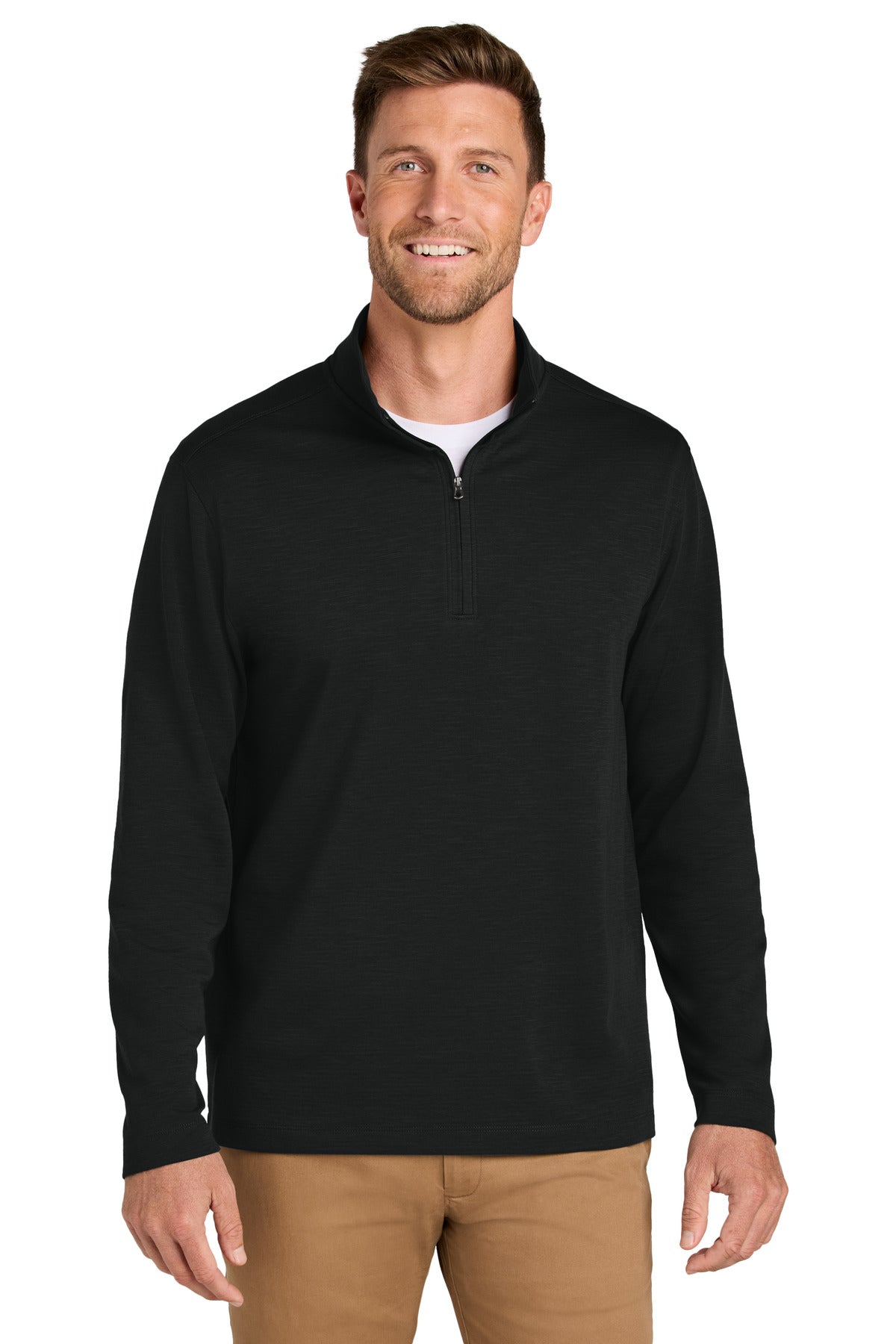 Port Authority Breakwater 1/4-Zip Pullover K820 in Deep Black