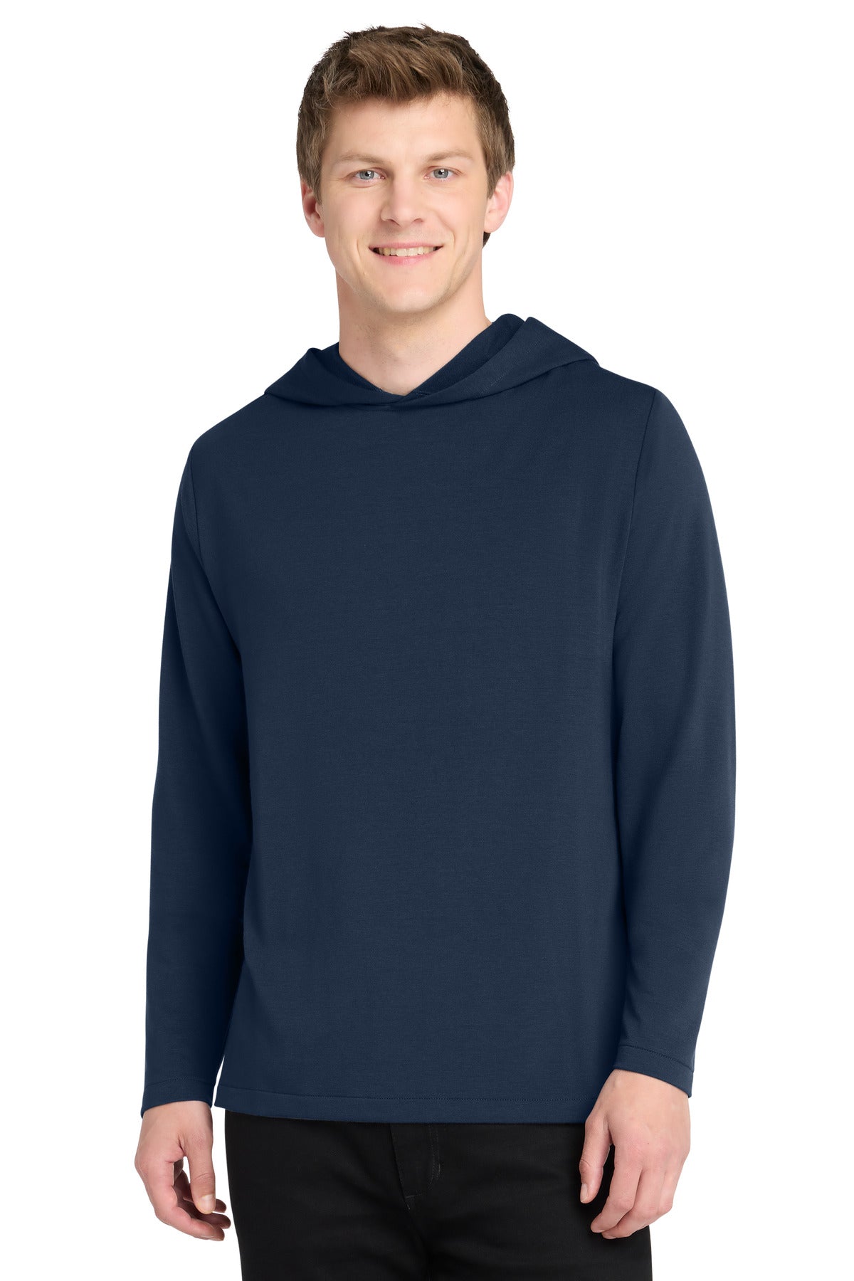 Port Authority Microterry Pullover Hoodie K826 in River Blue Navy