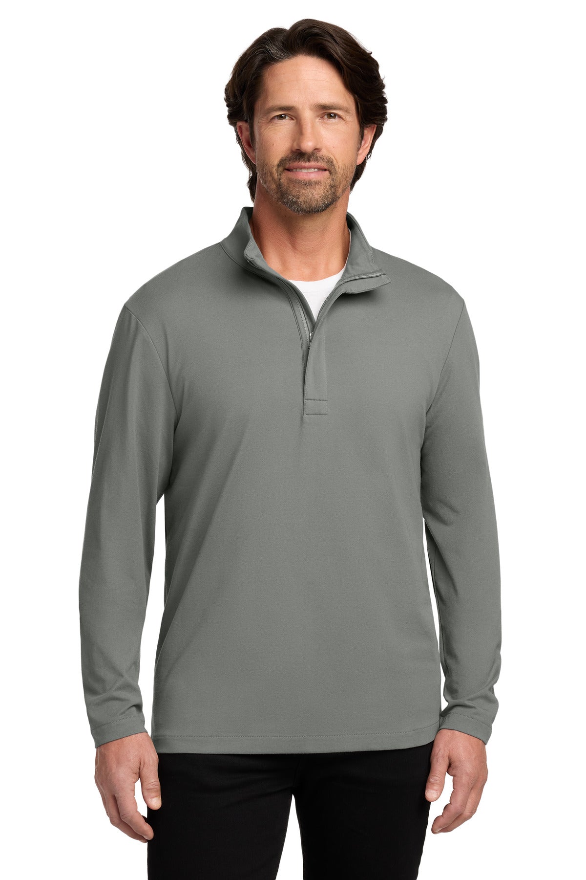 Port Authority Fairway Stretch 1/4-Zip K829 in Shadow Grey