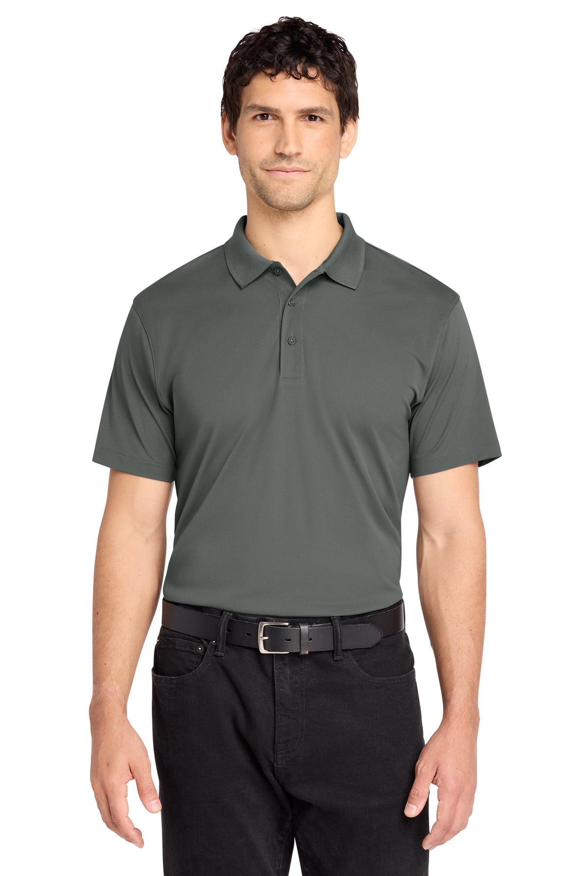 Port Authority C-FREE Performance Polo K863 in Smoke Grey