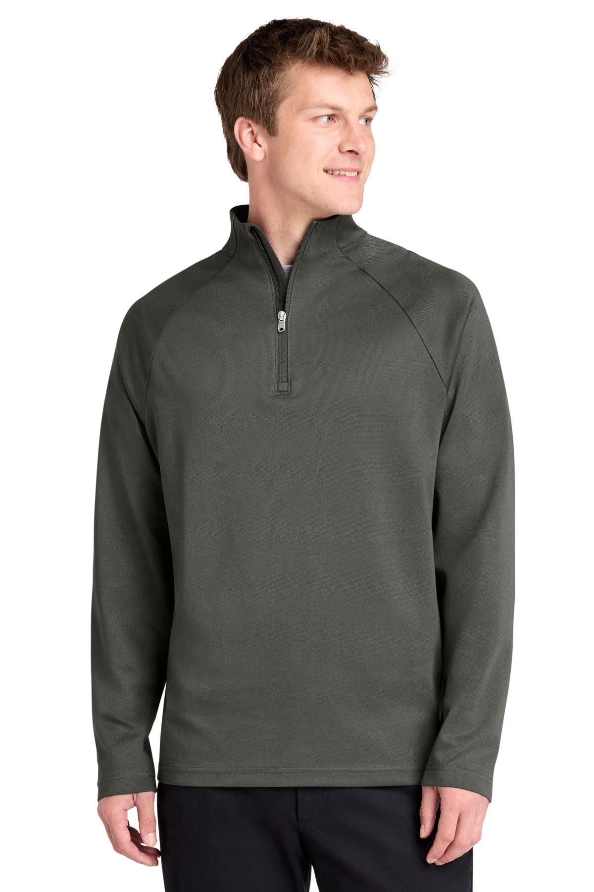 Port Authority C-FREE Cypress 1/4-Zip K870 in Grey Steel