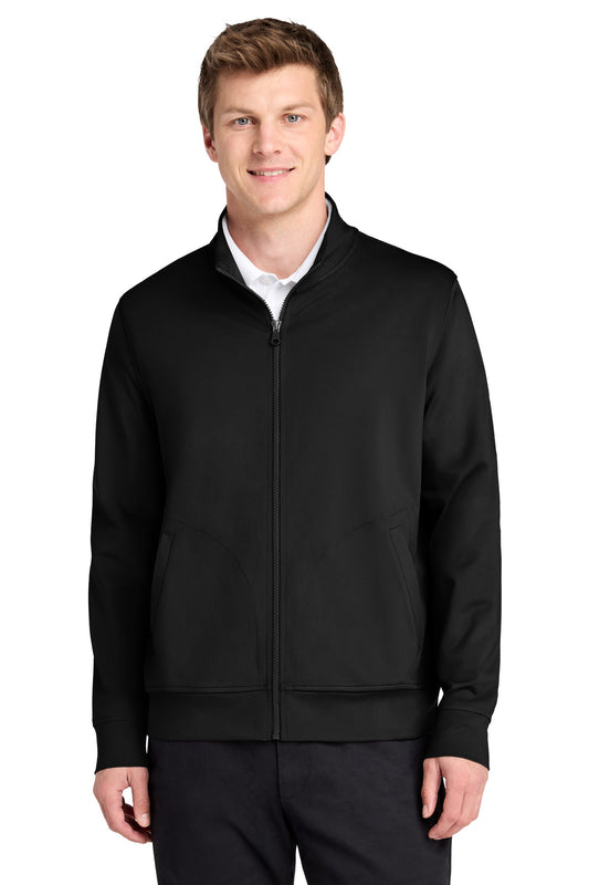 Port Authority C-FREE Double Knit Full-Zip K881 in Deep Black