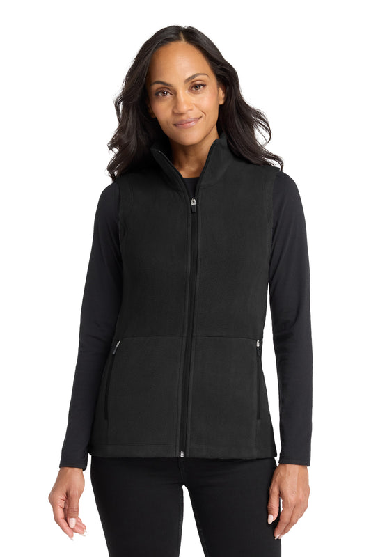 Port Authority Women's Accord Microfleece Vest L152 in Black