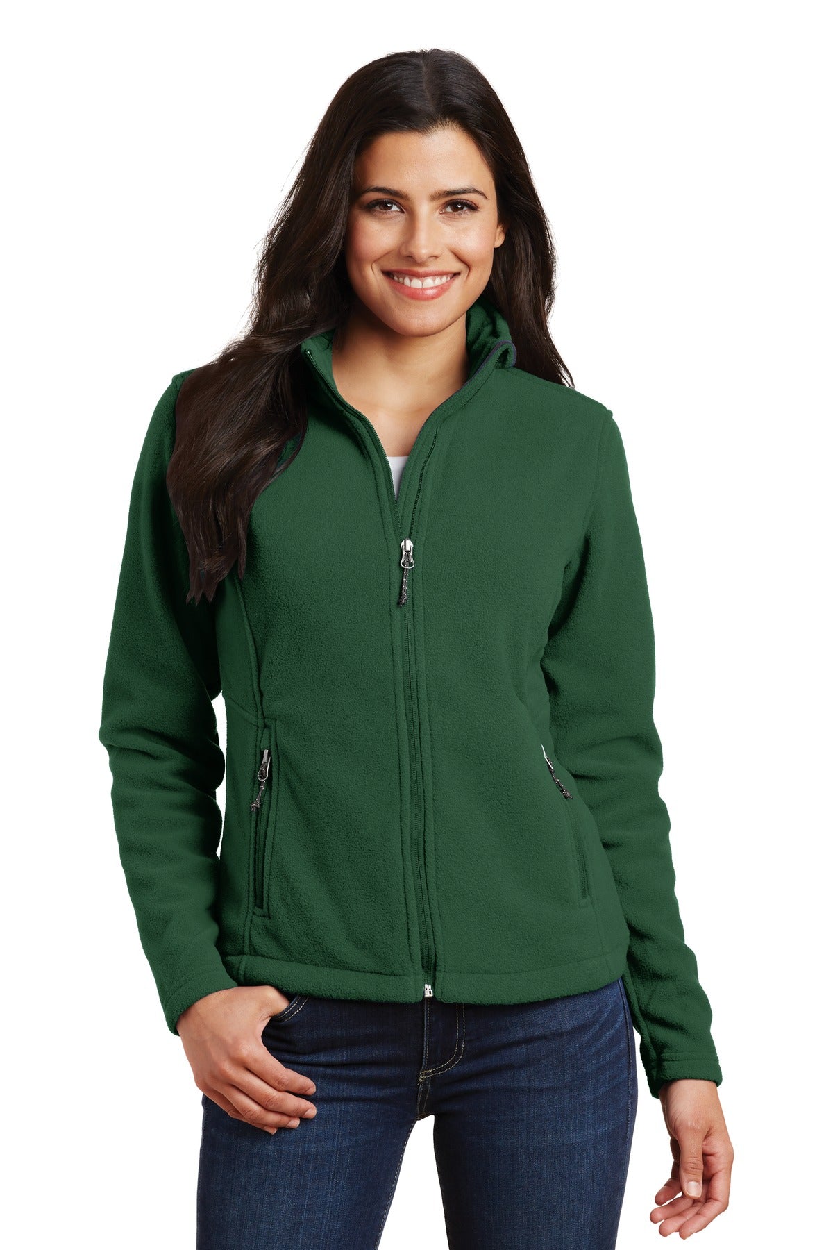 Port Authority Women's Value Fleece Jacket. L217 in Forest Green