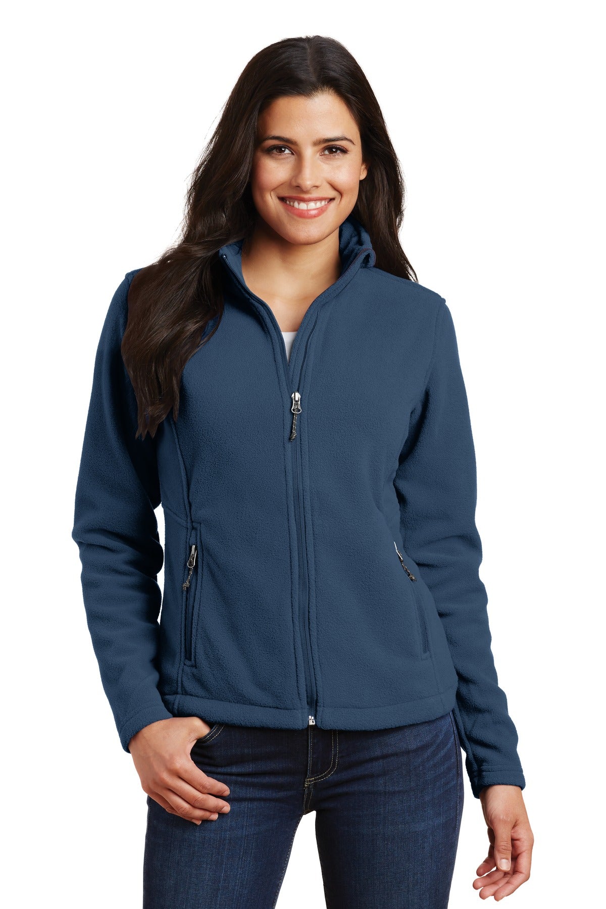 Port Authority Women's Value Fleece Jacket. L217 in Insignia Blue