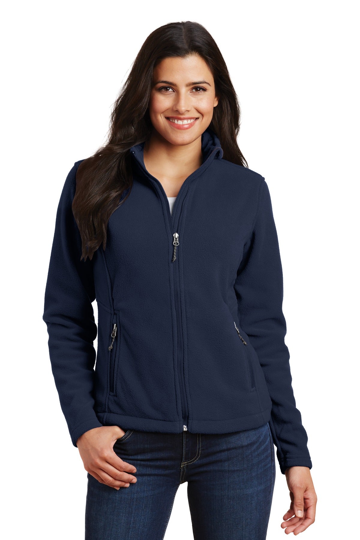 Port Authority Women's Value Fleece Jacket. L217 in True Navy