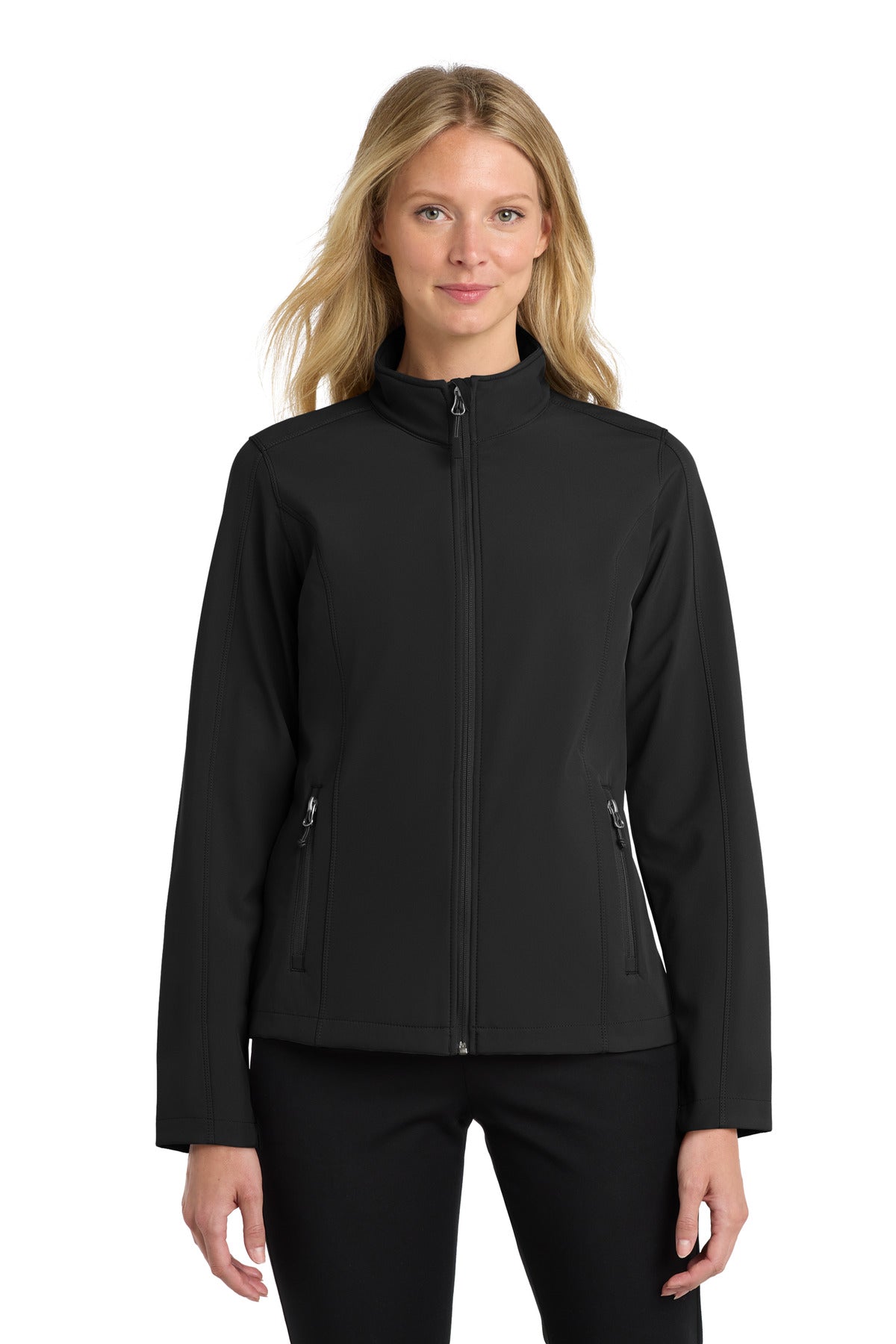 Port Authority Women's Core Soft Shell Jacket. L317 in Black