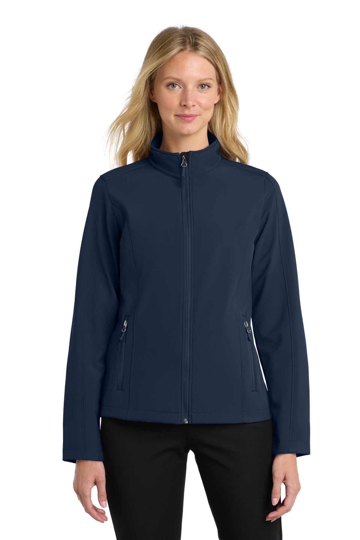 Port Authority Women's Core Soft Shell Jacket. L317 in Dress Blue Navy