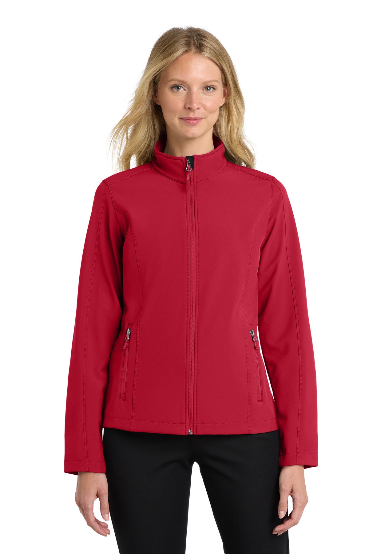 Port Authority Women's Core Soft Shell Jacket. L317 in Rich Red
