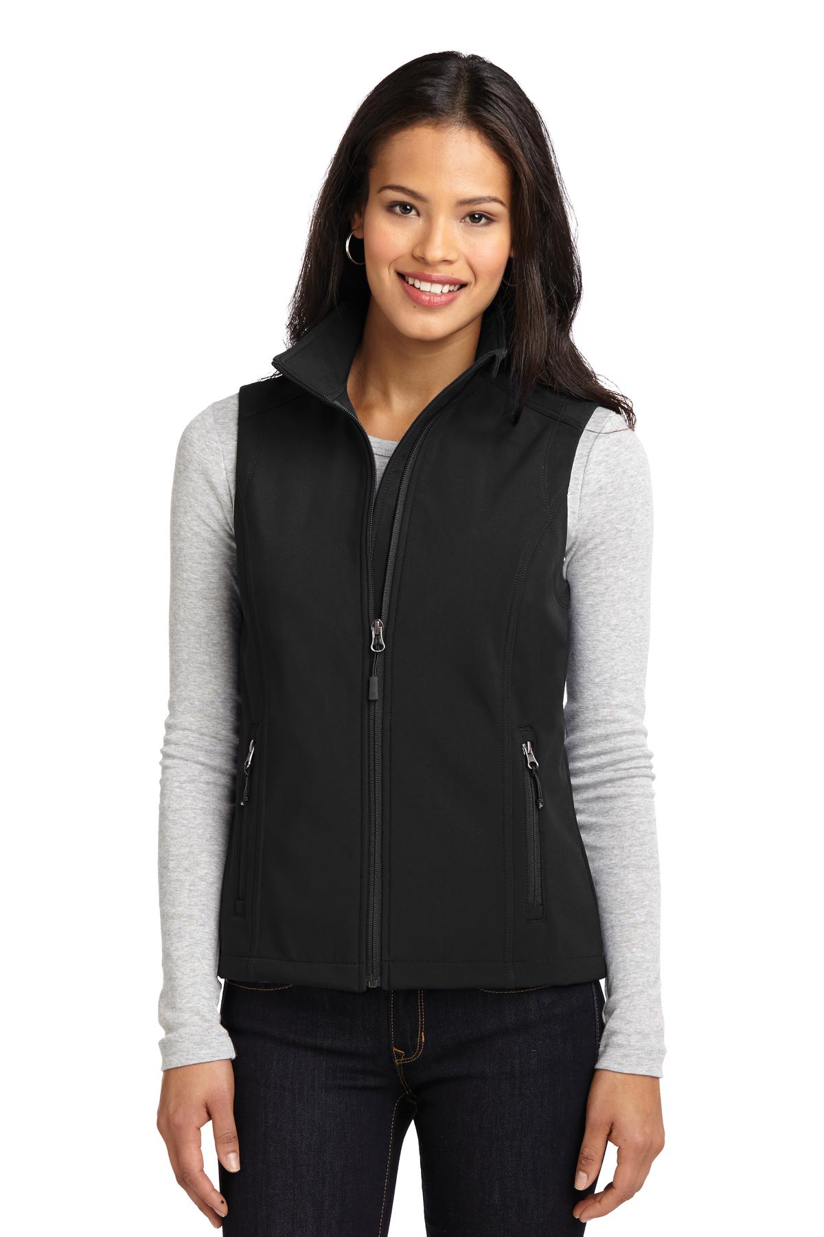 Port Authority Women's Core Soft Shell Vest. L325 in Black