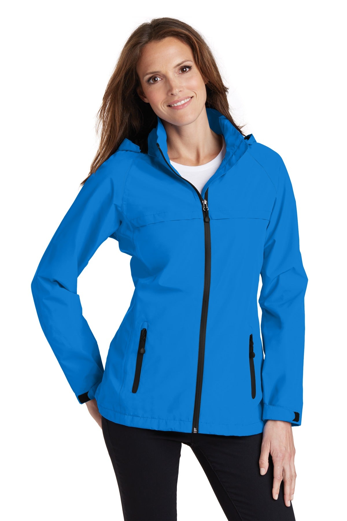 Port Authority Women's Torrent Waterproof Jacket. L333 in Direct Blue