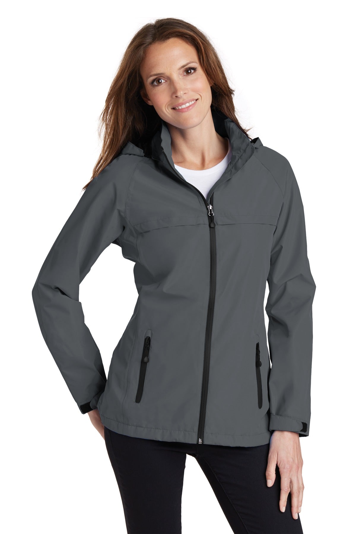Port Authority Women's Torrent Waterproof Jacket. L333 in Magnet
