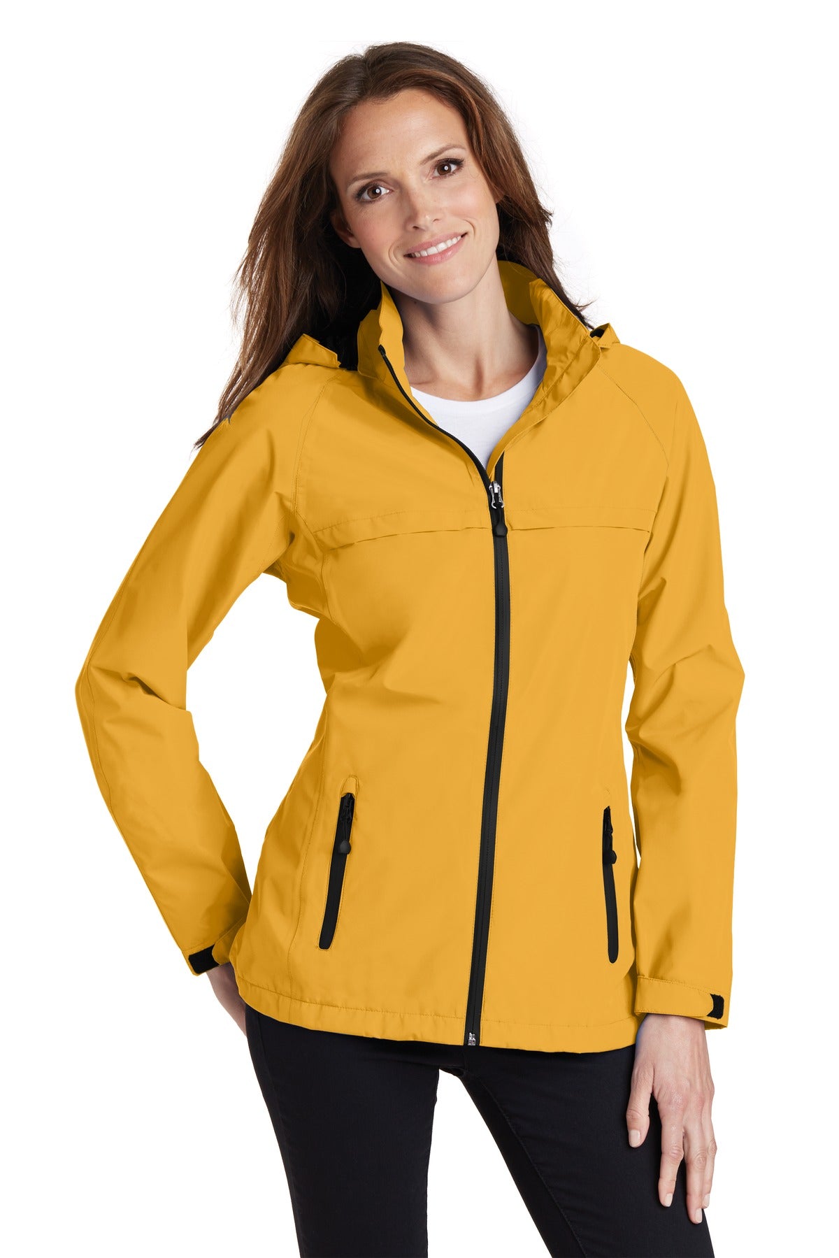 Port Authority Women's Torrent Waterproof Jacket. L333 in Slicker Yellow