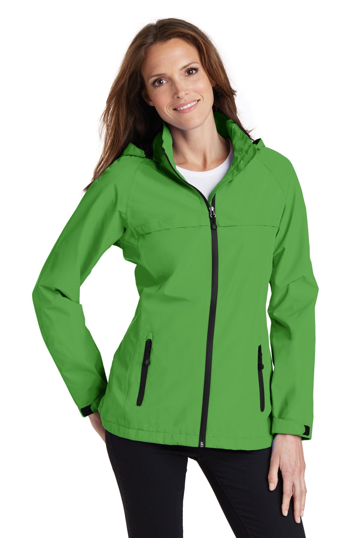 Port Authority Women's Torrent Waterproof Jacket. L333 in Vine Green