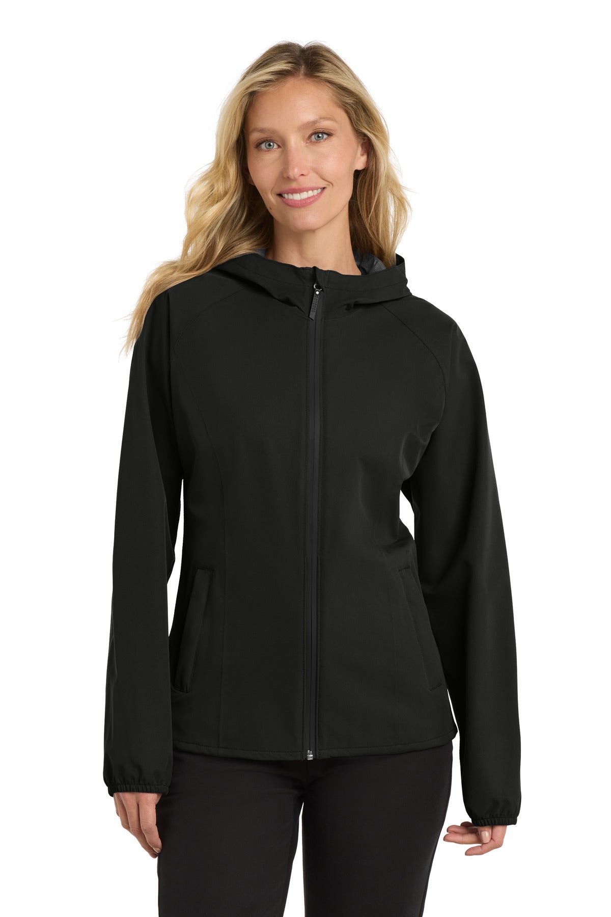 Port Authority  Women's Essential Rain Jacket L407 in Deep Black