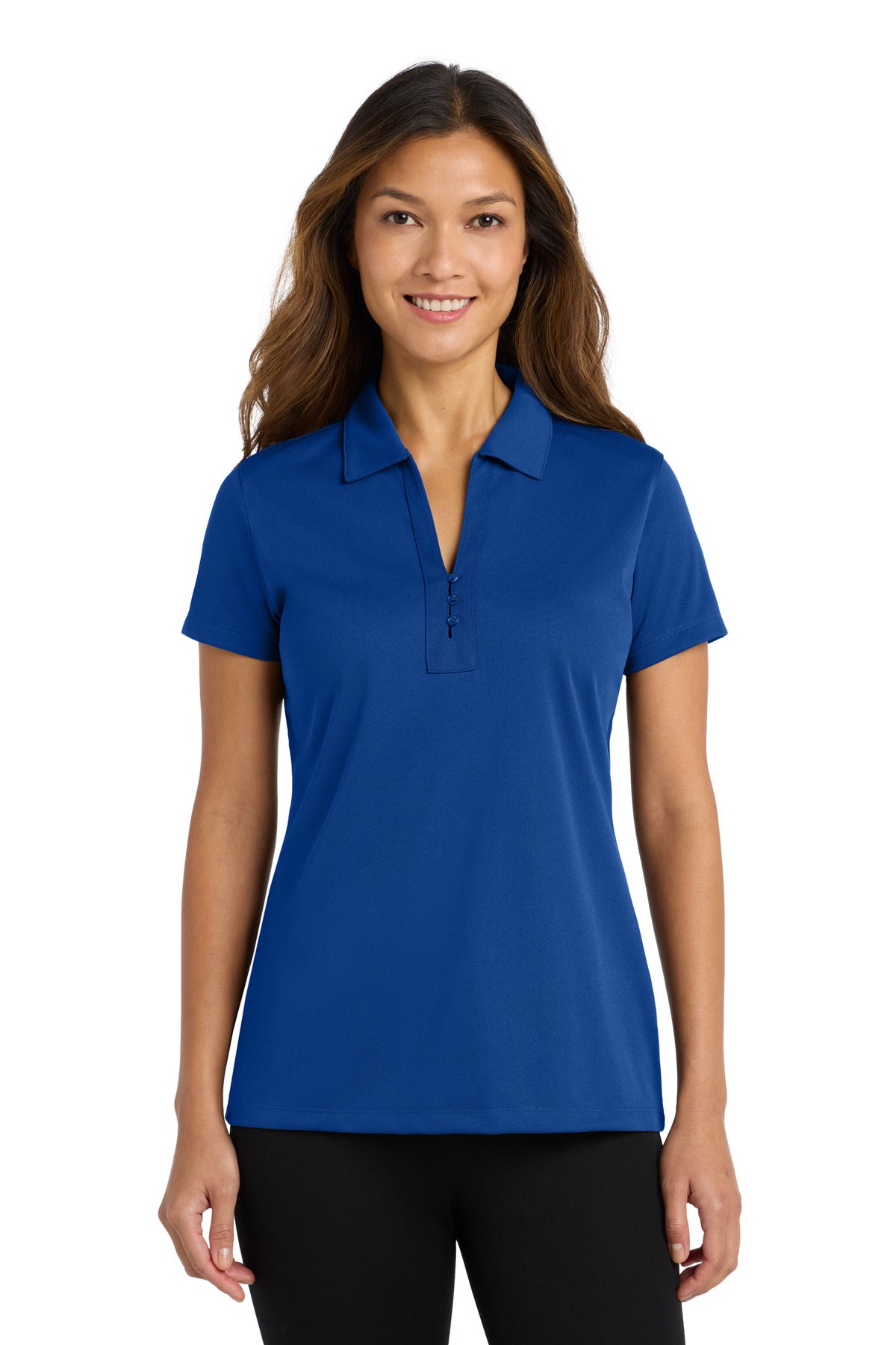 Port Authority Women's Tech Pique Polo. L527 in Bright Royal