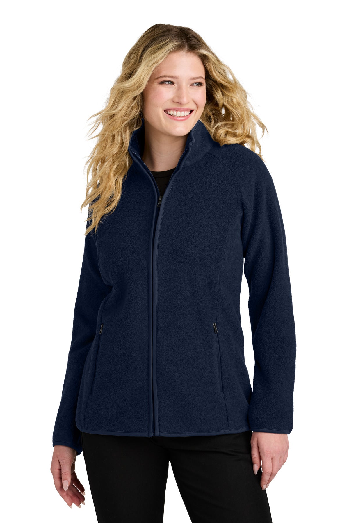 Port Authority Women's C-FREE Raglan Fleece L700 in True Navy