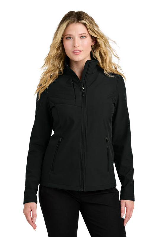 Port Authority Women's C-FREE Core Soft Shell L720 in Deep Black